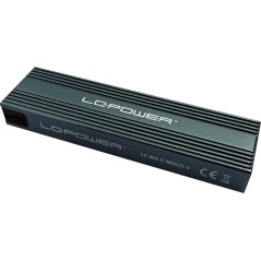 "LC Power External Storage Enclosure USB 3.2 (Gen 2x1) M.2 Card - Fast PCIe NVMe & SATA Solutions for Ultimate Data Storage!"